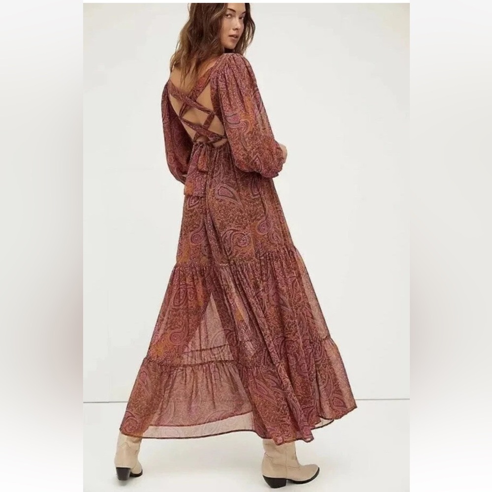 NWT! Free People Folklore Handmade Maxi Dress